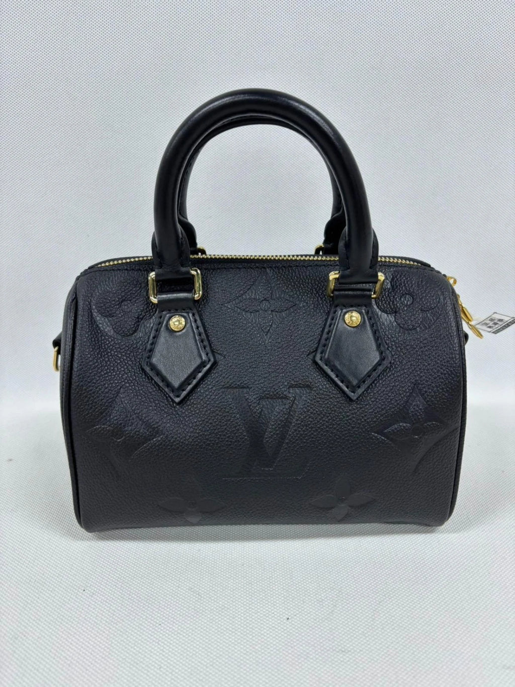 SJ0001 Louis Vuitton Speedy 20 black leather Z