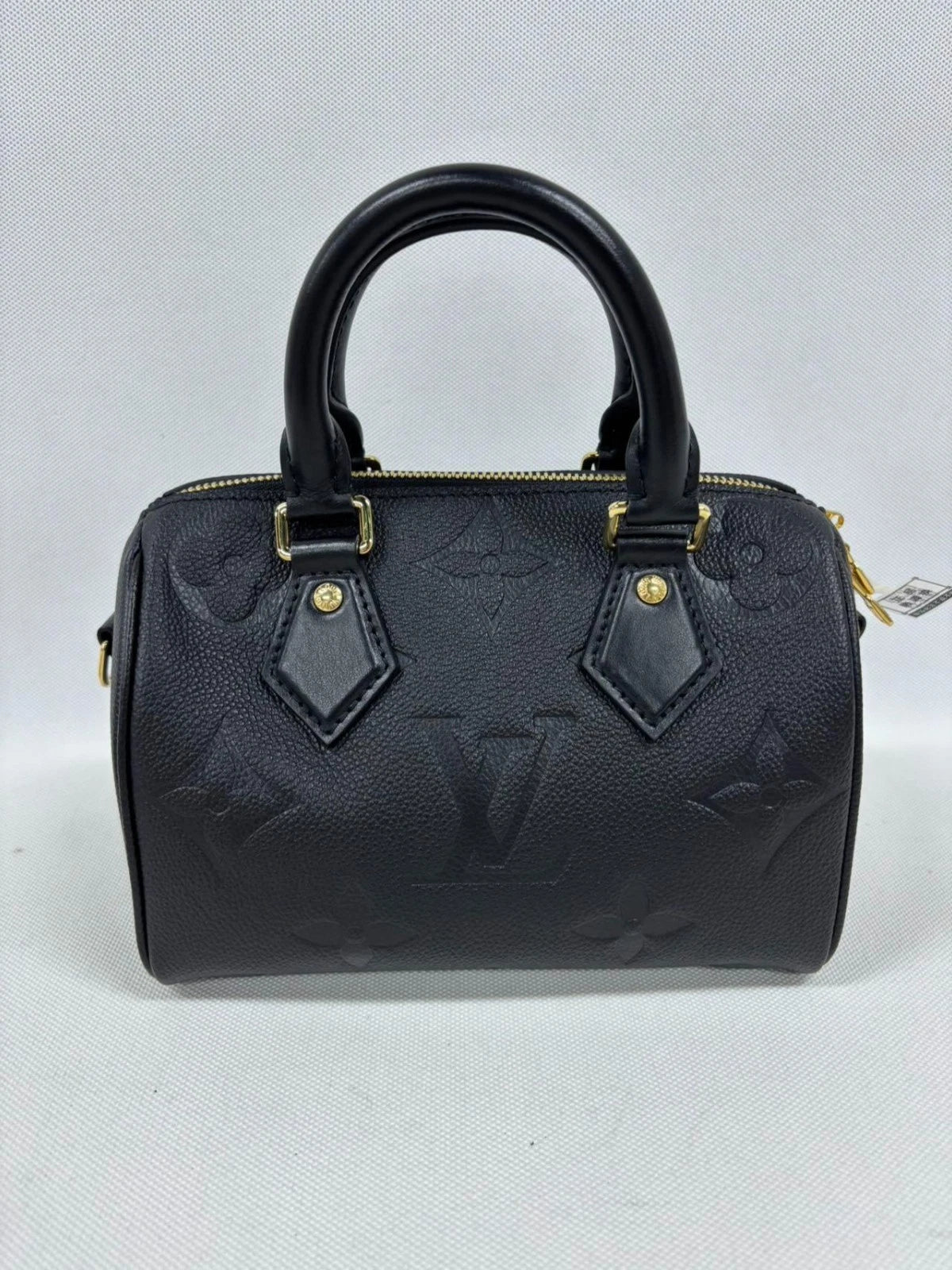 SJ0001 Louis Vuitton Speedy 20 black leather Z