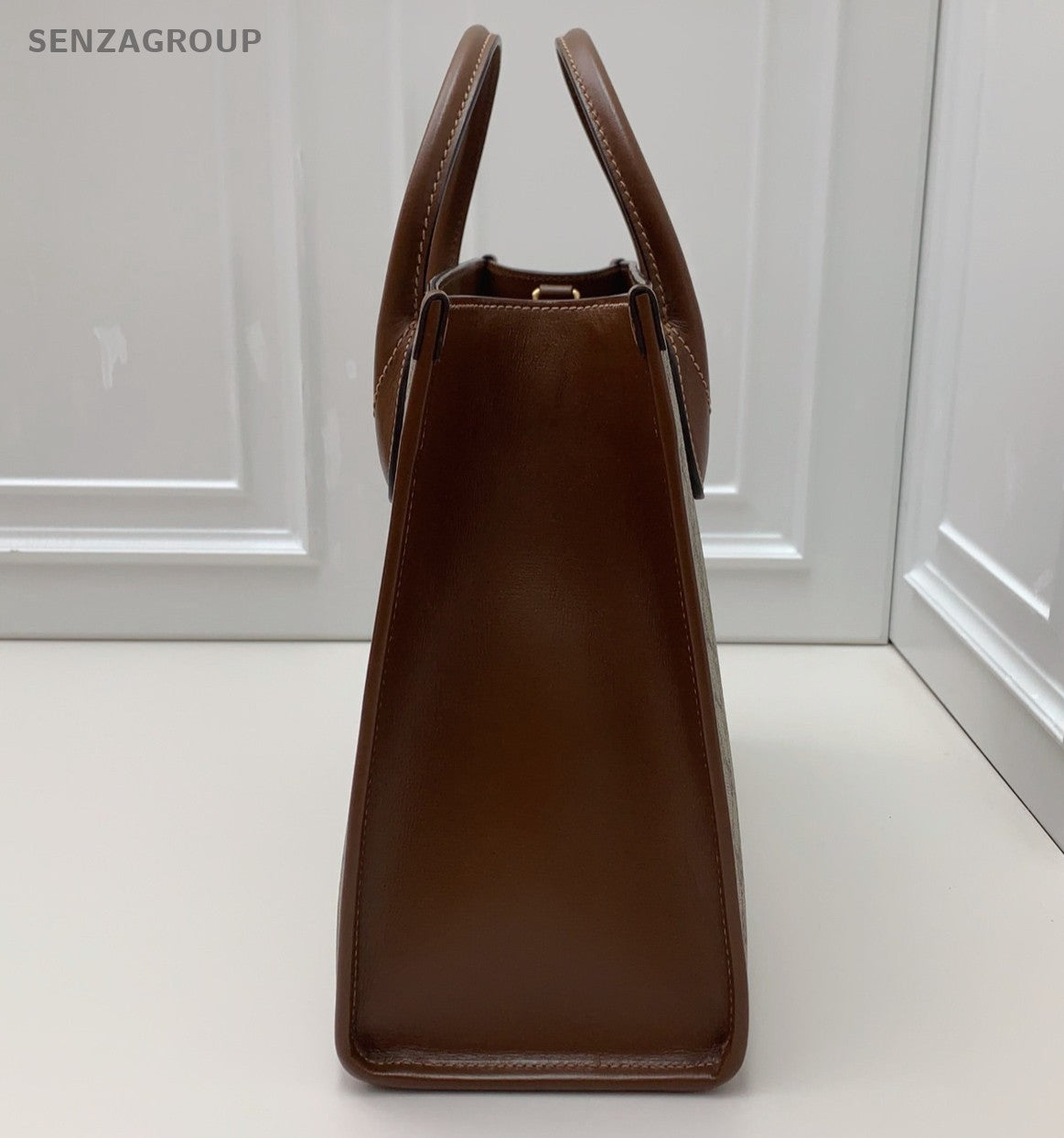 Gucci Horsebit1955 Tote Ophidia Top Handle Bag Crossbody Brown Unisex Adults