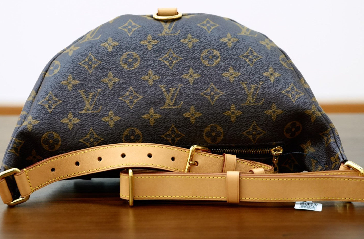 Louis Vuitton Monogram Bum Bag Crossbody Shoulder bag Brown Gold Women Classic