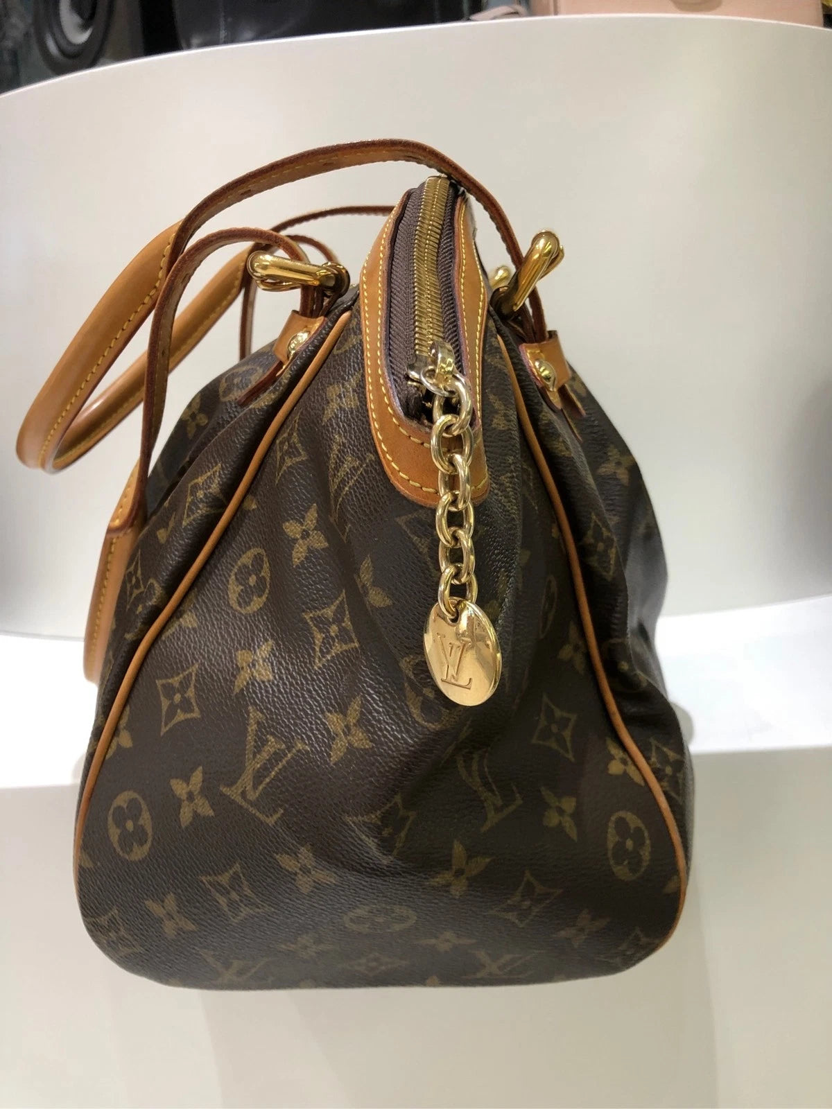 Louis Vuitton Canvas Dumpling Shoulder Bag For Women