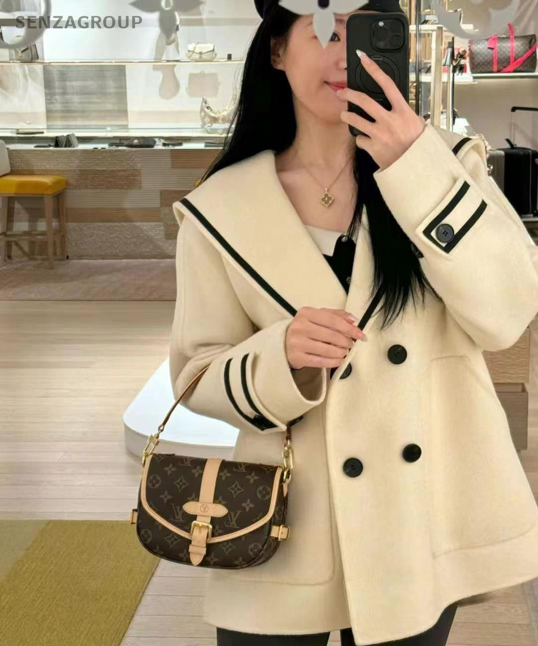 Louis Vuitton Saumer bb Monogram Saddle Shoulder bag Crossbody Women