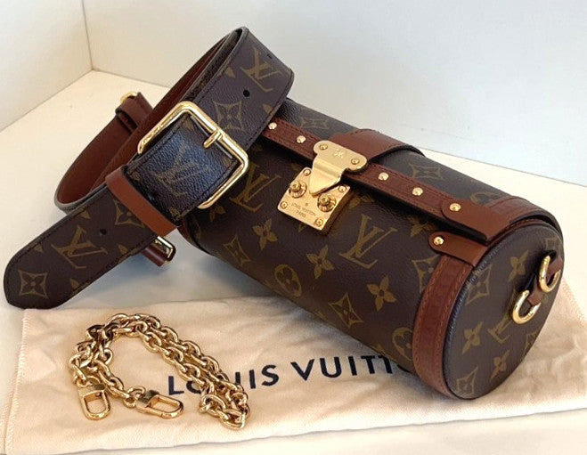 Louis Vuitton papillon trunk Chain Strap Shoulder bag Crossbody Almost Brand NEW