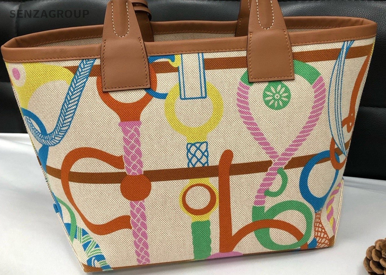 Hermes Steeple Swift Top Handle Bag Multicolor Used Women Classic Designer