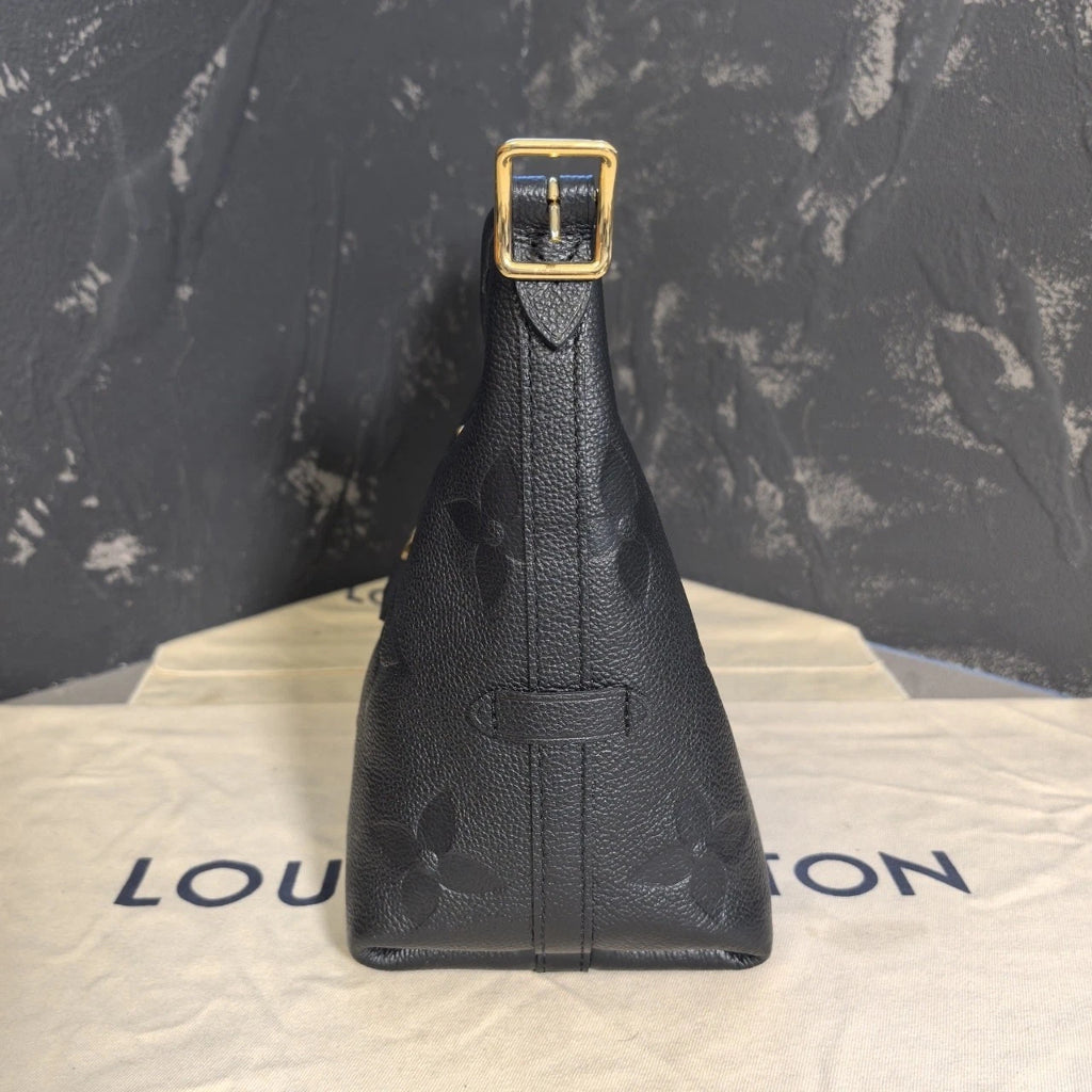 Louis Vuitton Carryall Black Tote Bag Excellent