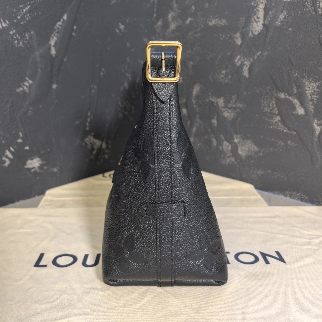 Louis Vuitton Carryall Black Tote Bag Excellent