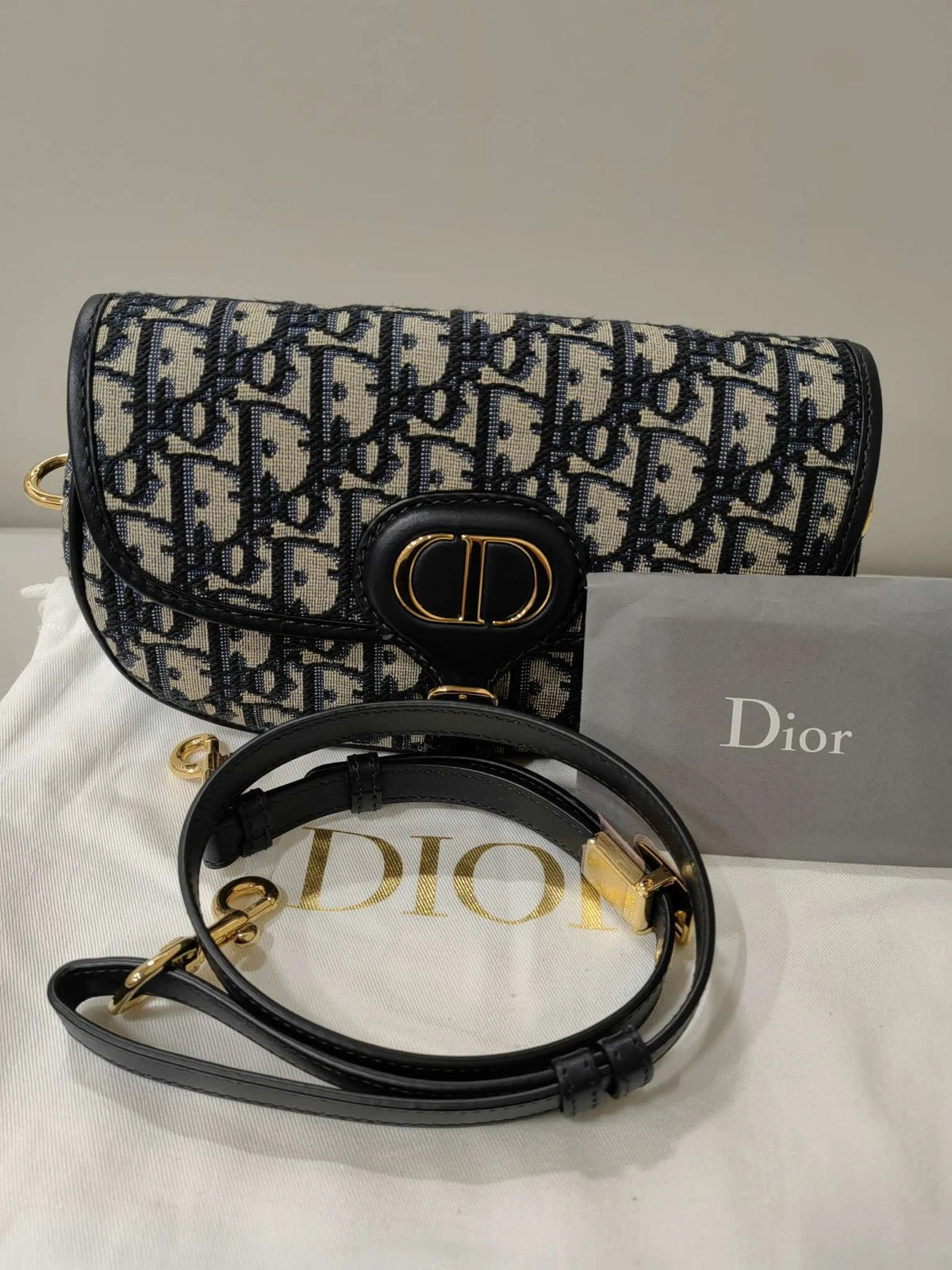 Dior New Moon White Leather Shoulder Bag For Women