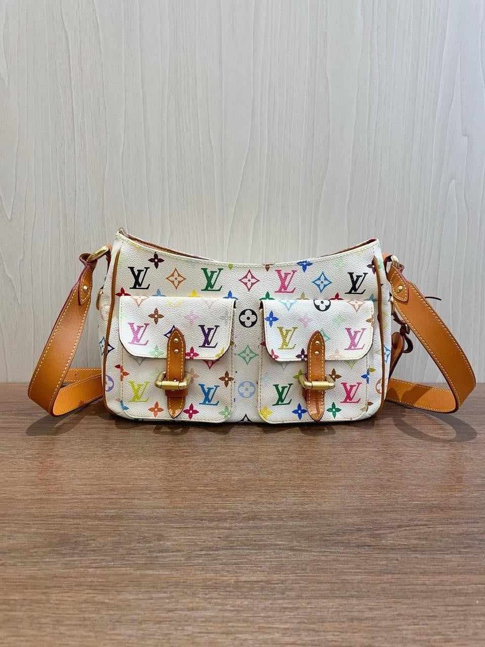 SJ0001 LV Lodge PM white multicolor【BF 12Z】