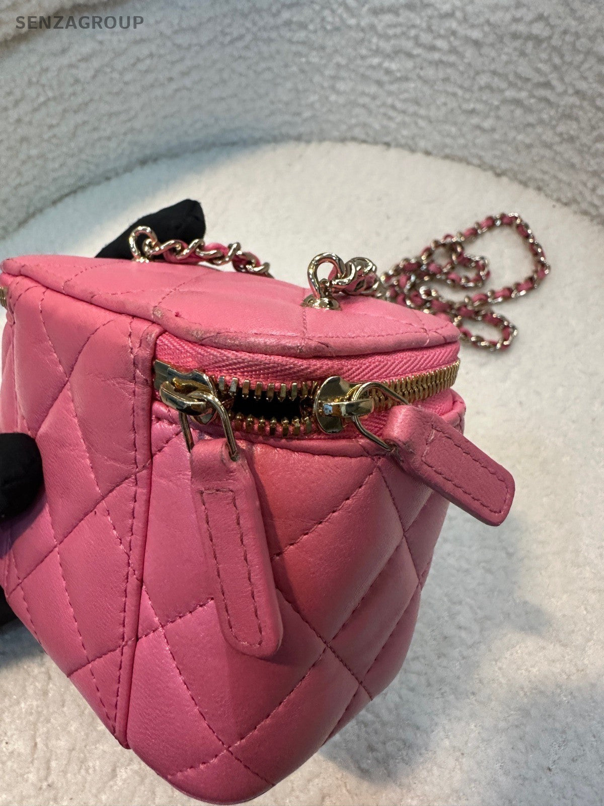 CHANEL Vanity Box Sweet Series Chain Shoulder bag Crossbody Pink Women