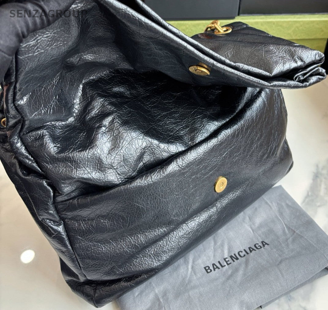 Balenicaga Monaco Medium Black gold Shoulder bag Crossbody Almost brand new