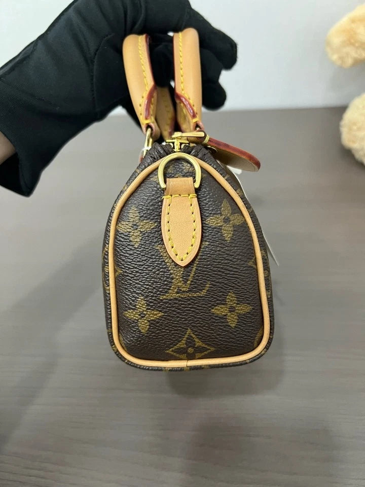 Louis Vuitton Monogram Canvas Speedy Nano Handbag For Women