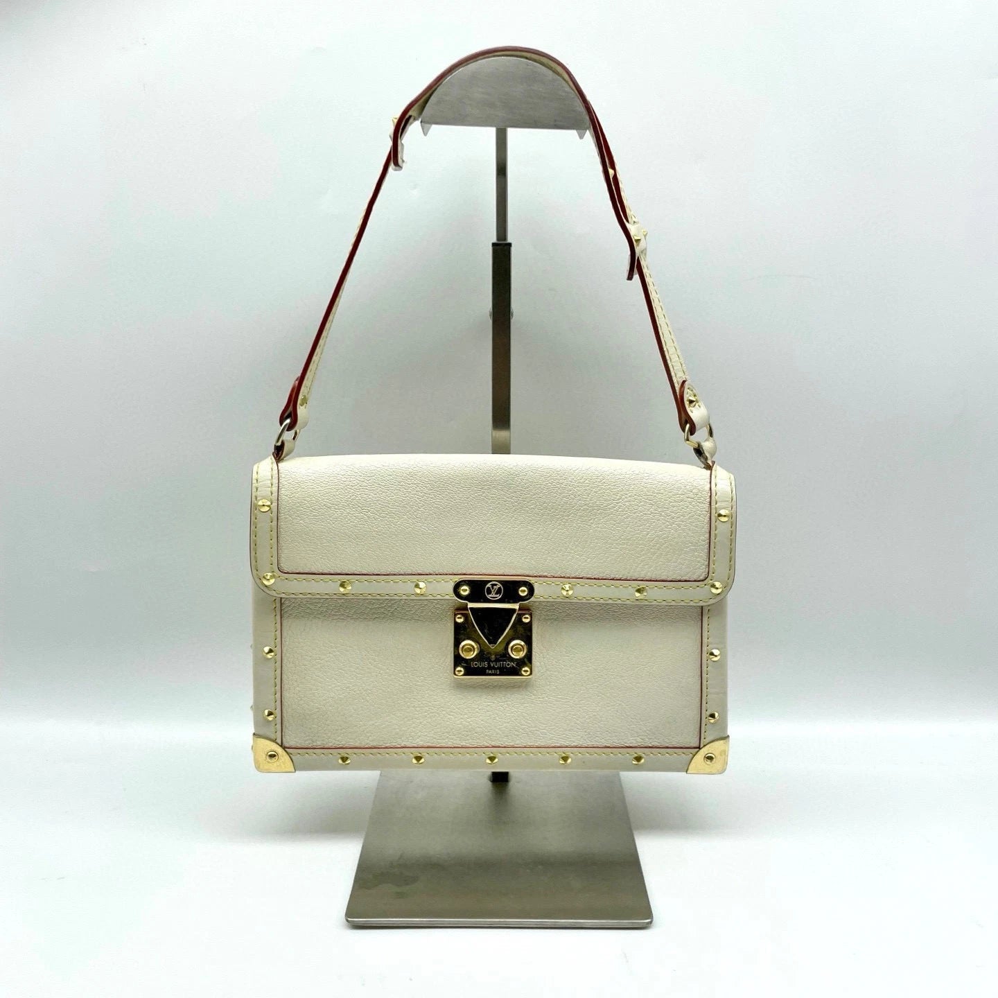 Louis Vuitton Tarantue Suhari Goatskin Rivet Shoulder Bag