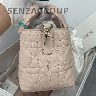 Dior Toile de Jouy Toujours Small Tote Bag Pink Gold Hardware