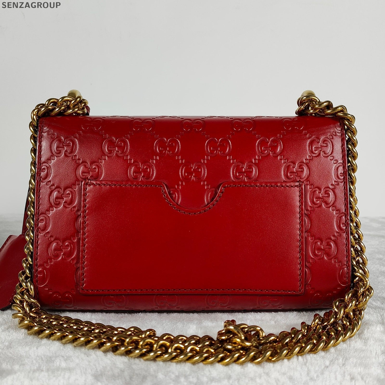 Gucci Dionysus Small Chain Shoulder Bag Red Gold Classic Women