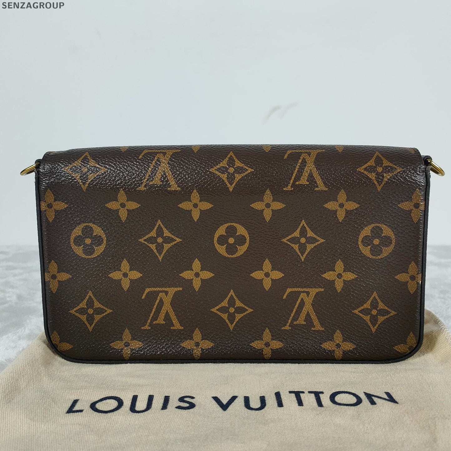 Louis Vuitton Monogram 3-in-1 Chain Shoulder Crossbody Bag Classic Women