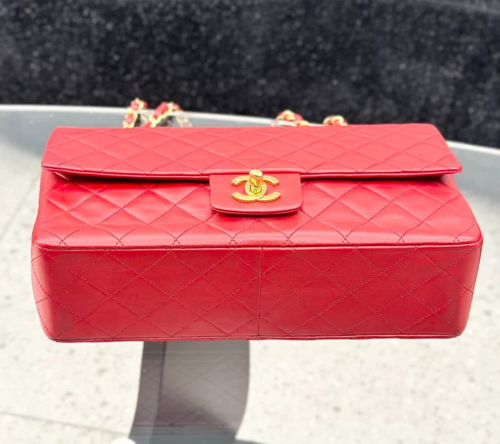 Chanel Classic Flap Vintage Lambskin Shoulder Bag Crossbody Bag Women S
