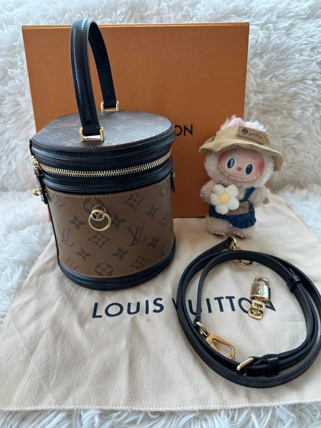 Pre-owned Louis Vuitton Monogram Canvas Bucket Bag For Women