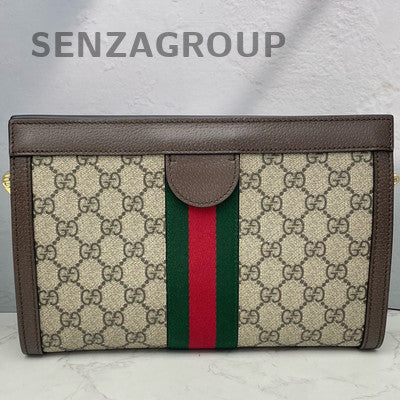 Gucci Ophidia GG Red Green Stripe Chain Crossbody Bag Women Fashion
