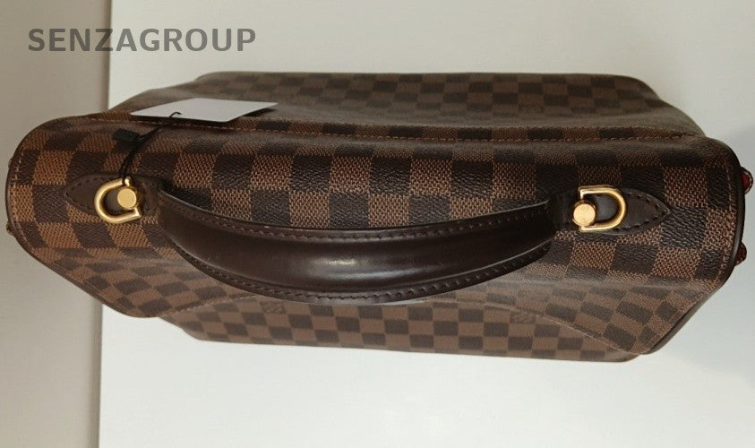 Louis Vuitton Damier 2Way Top Handle Bag Shoulder Bag Brown Red Women Classic