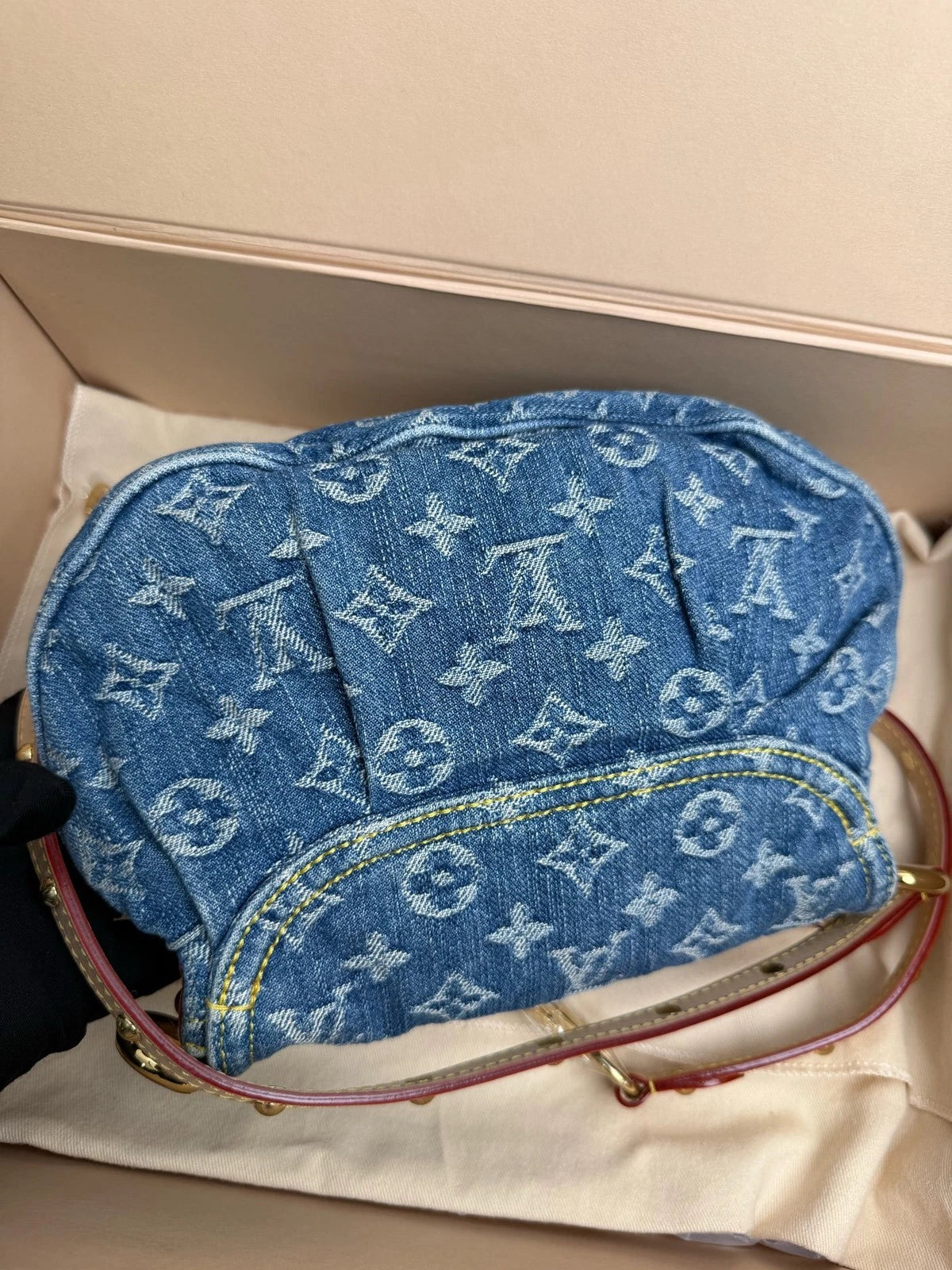 Louis Vuitton Sunset Monogram Denim Shoulder Bag