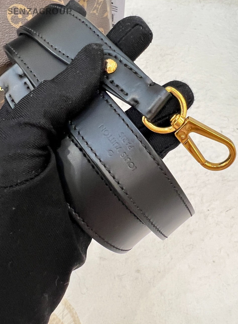 Louis Vuitton bento box Mogoram Top Handle 2WAY Shoulder bag Brown Gold Women