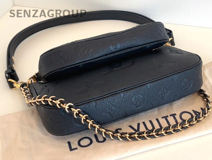 Louis Vuitton MULTIPOCHETTE Monogram Empreinte Shoulder bag Women Black