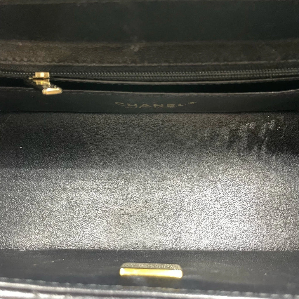 CHANEL Black Gold Long Doctor Milk Box Bag For Women