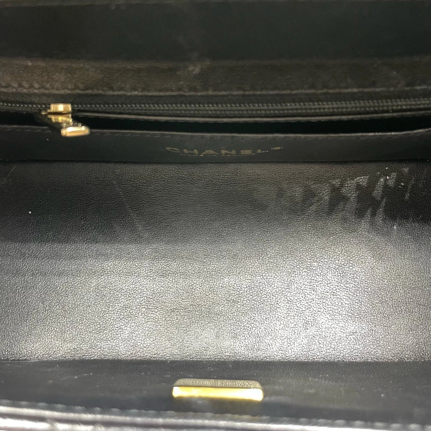 CHANEL Black Gold Long Doctor Milk Box Bag For Women