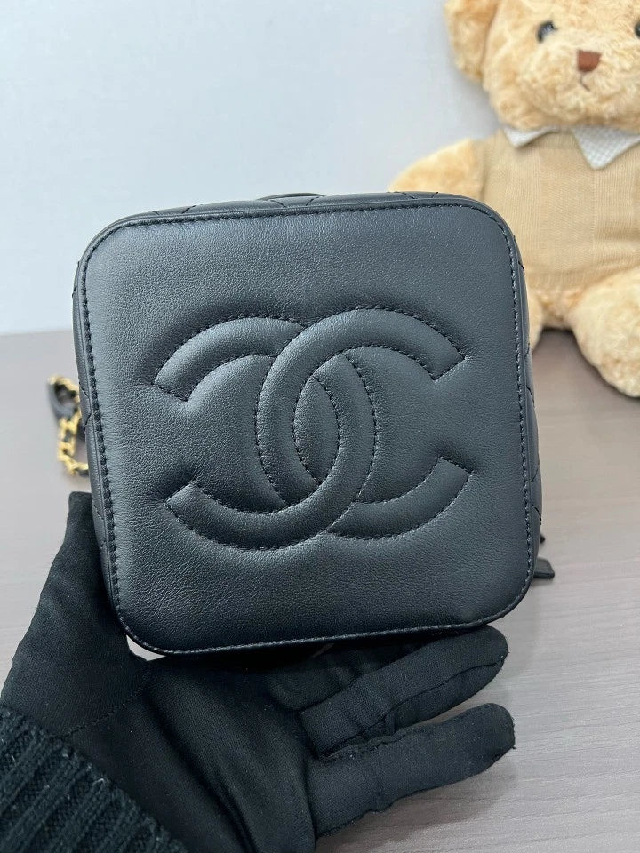 Authentic CHANEL Women's Leather Mini Crossbody Bag