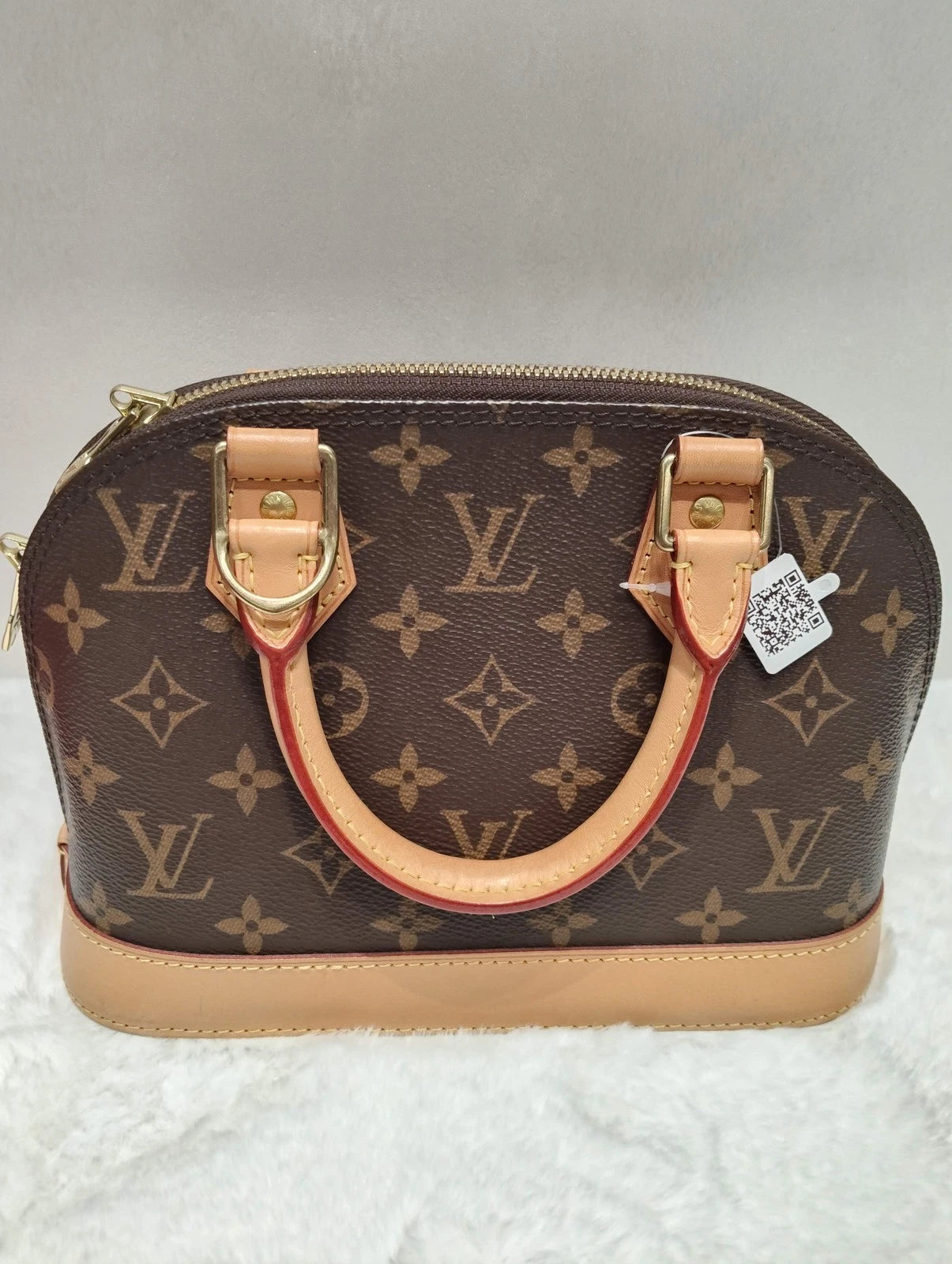 Louis Vuitton Monogram Canvas Mini Alma Shoulder Handbag For Women