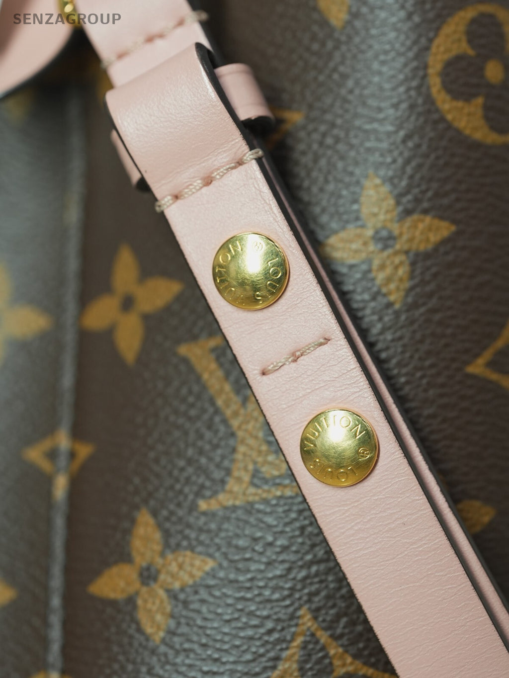 LOUIS VUITTON Monogram ROSE POUDRE CANVAS NEONOE  BUCKET BAG M44022