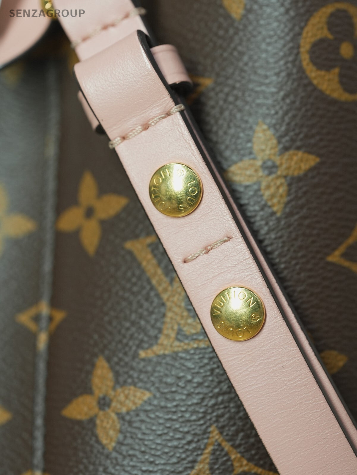 LOUIS VUITTON Monogram ROSE POUDRE CANVAS NEONOE  BUCKET BAG M44022