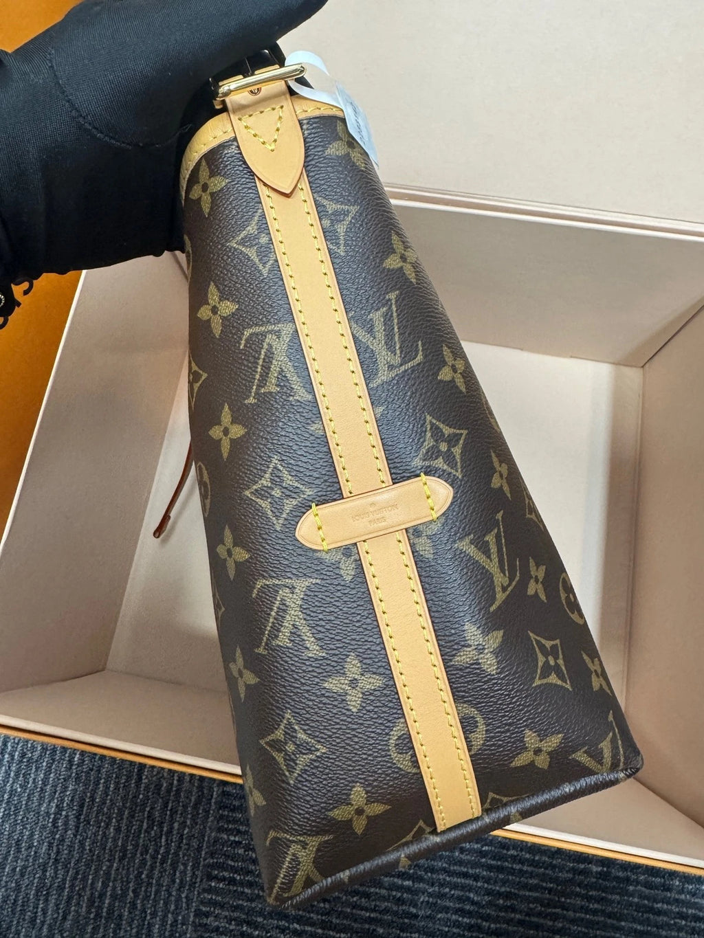 Louis Vuitton Monogram Canvas Carryall Small Tote Bag For Women
