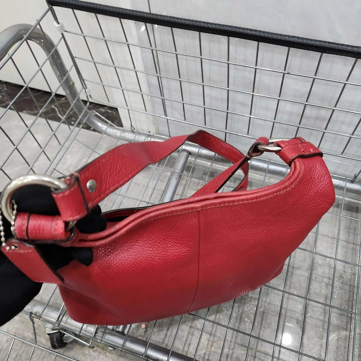 Coach Red Handbag Shoulder Crossbody For Women