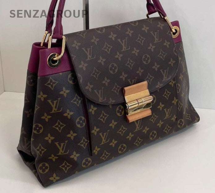 Louis Vuitton Olympe Monogram Top Handle Bag Shoulder Bag Brown Women Classic