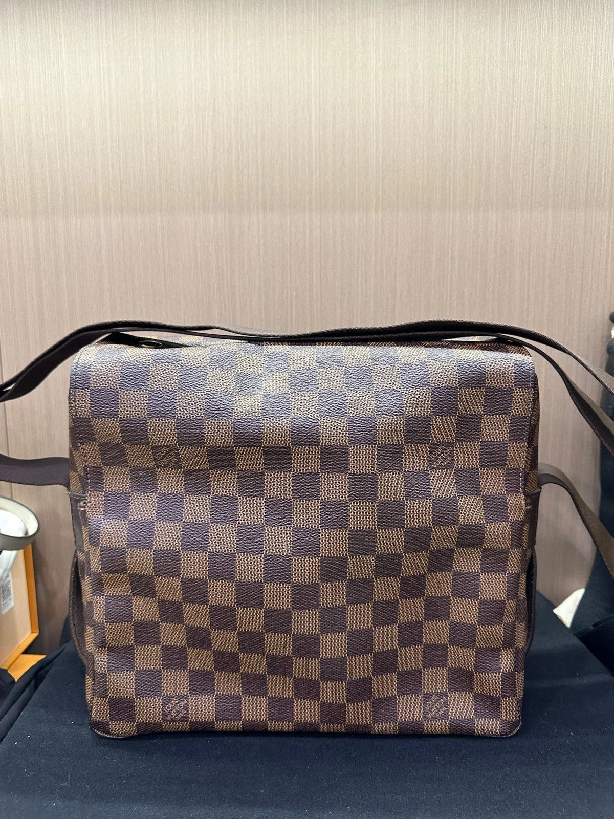 Louis Vuitton Monogram Canvas Damier Shoulder Tofu Bag For Women
