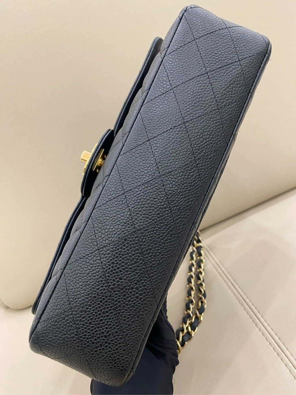 CHANEL CF Medium Black Shoulder Bag For Women