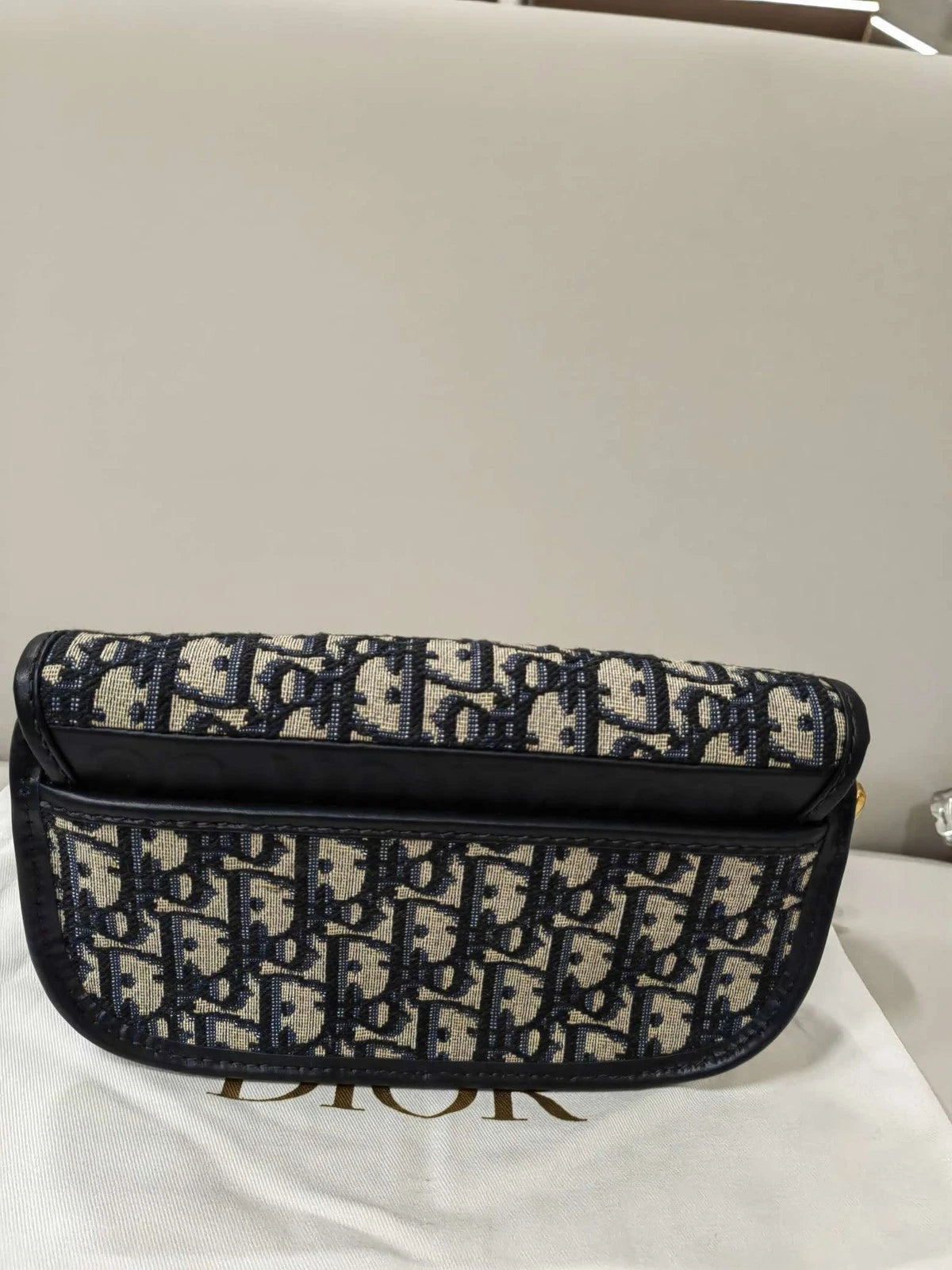 Dior New Moon White Leather Shoulder Bag For Women