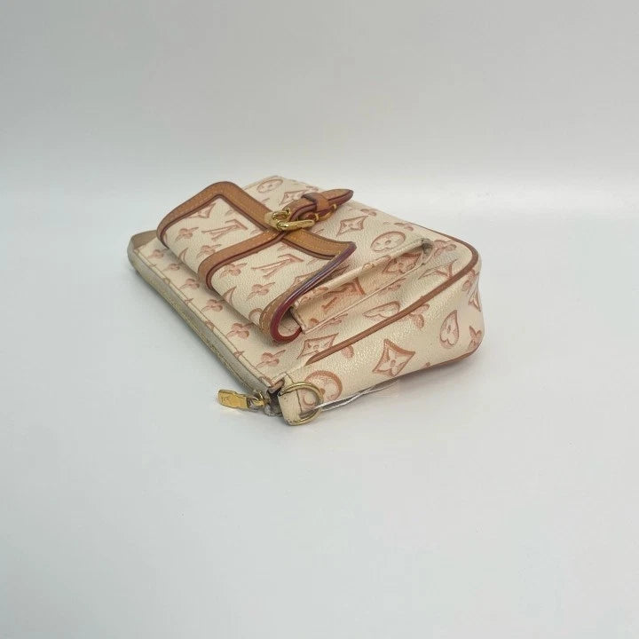 Louis Vuitton Monogram Dune Baguette Shoulder Bag For Women
