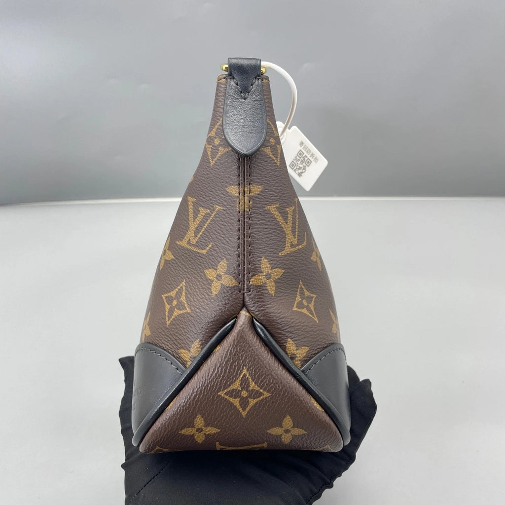 Pre-owned Louis Vuitton Monogram Canvas Black Shoulder Bag For Women