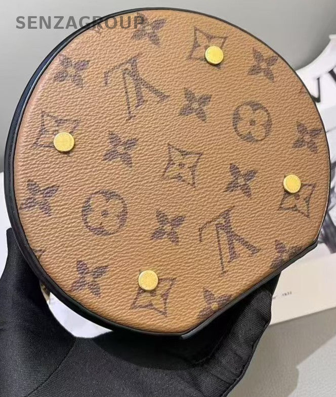 Louis Vuitton Cannes Monogram Top Handel Shoulder Crossbody Bag Women Brown