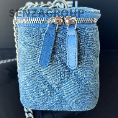 Chanel Denim Long Box Chain Shoulder Crossbody Bag - Classic Women's Fashion