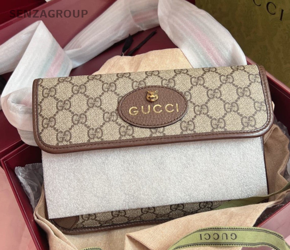 GUCCI 2ways Crossbody Shoulder Bag Brown Almost Brand new