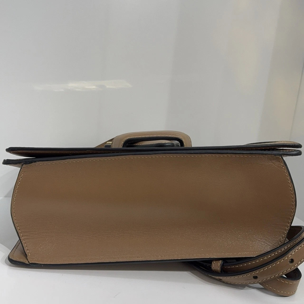Loewe Women's Beige Barcelona Medium Leather Shoulder Crossbody Bag