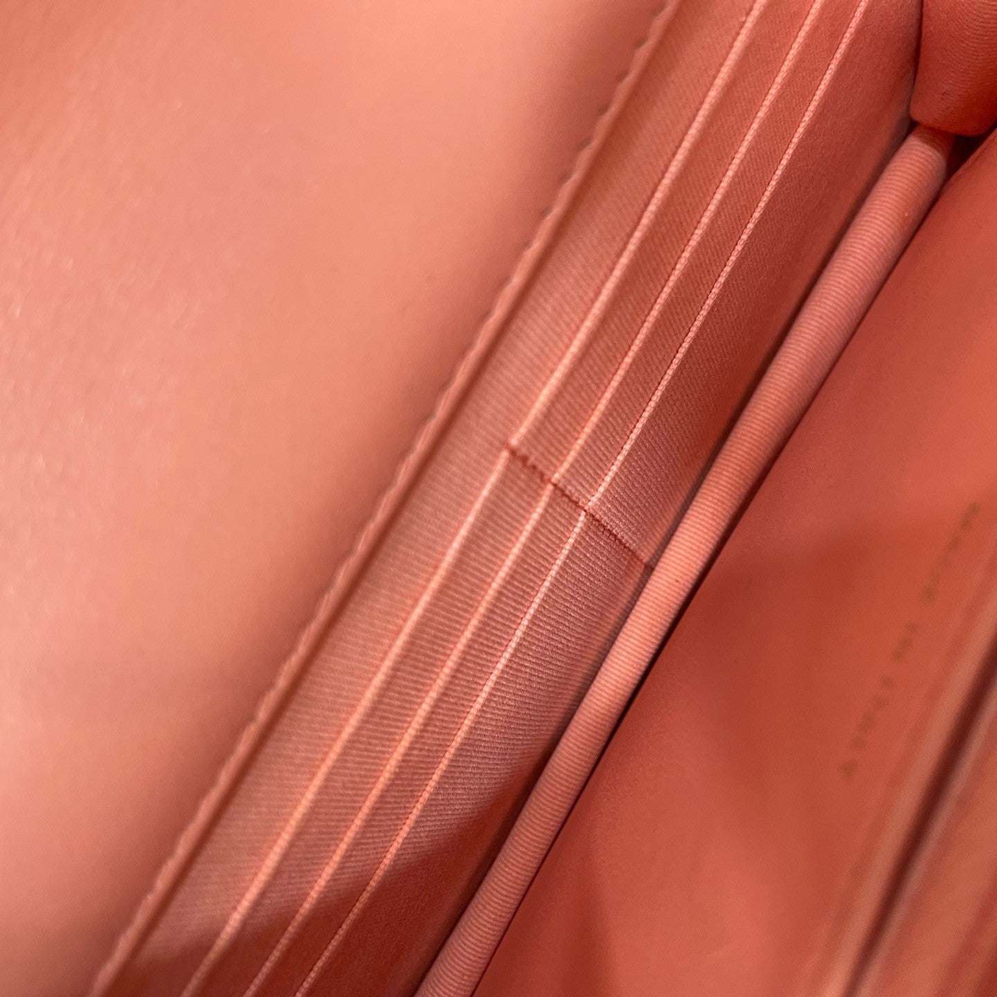 Chanel Chain Lambskin Crossbody Orange Gold Diamond Women Classic