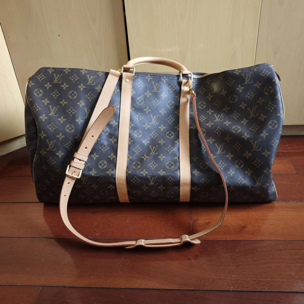 Louis Vuitton Canvas Keepall60 Travel Bag For Women