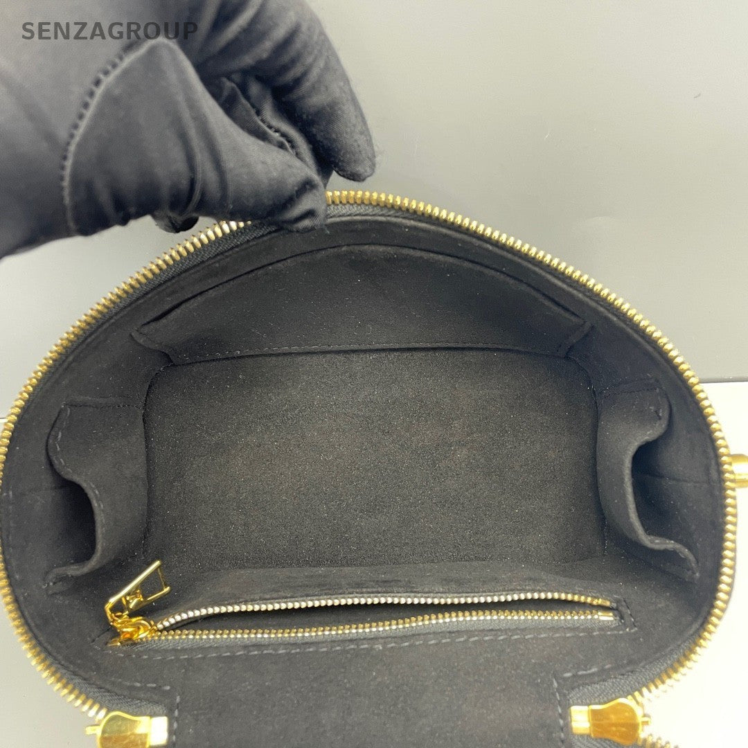 Louis Vuitton Vanity Make up Box Monogram Empreinte 2way Crossbody Black