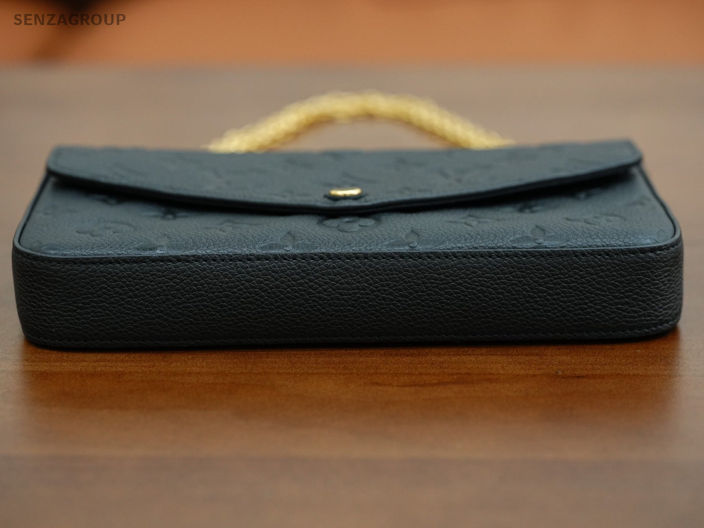 Louis Vuitton Félicie Pochette Black Monogram Empreinte Almost Brand NEW