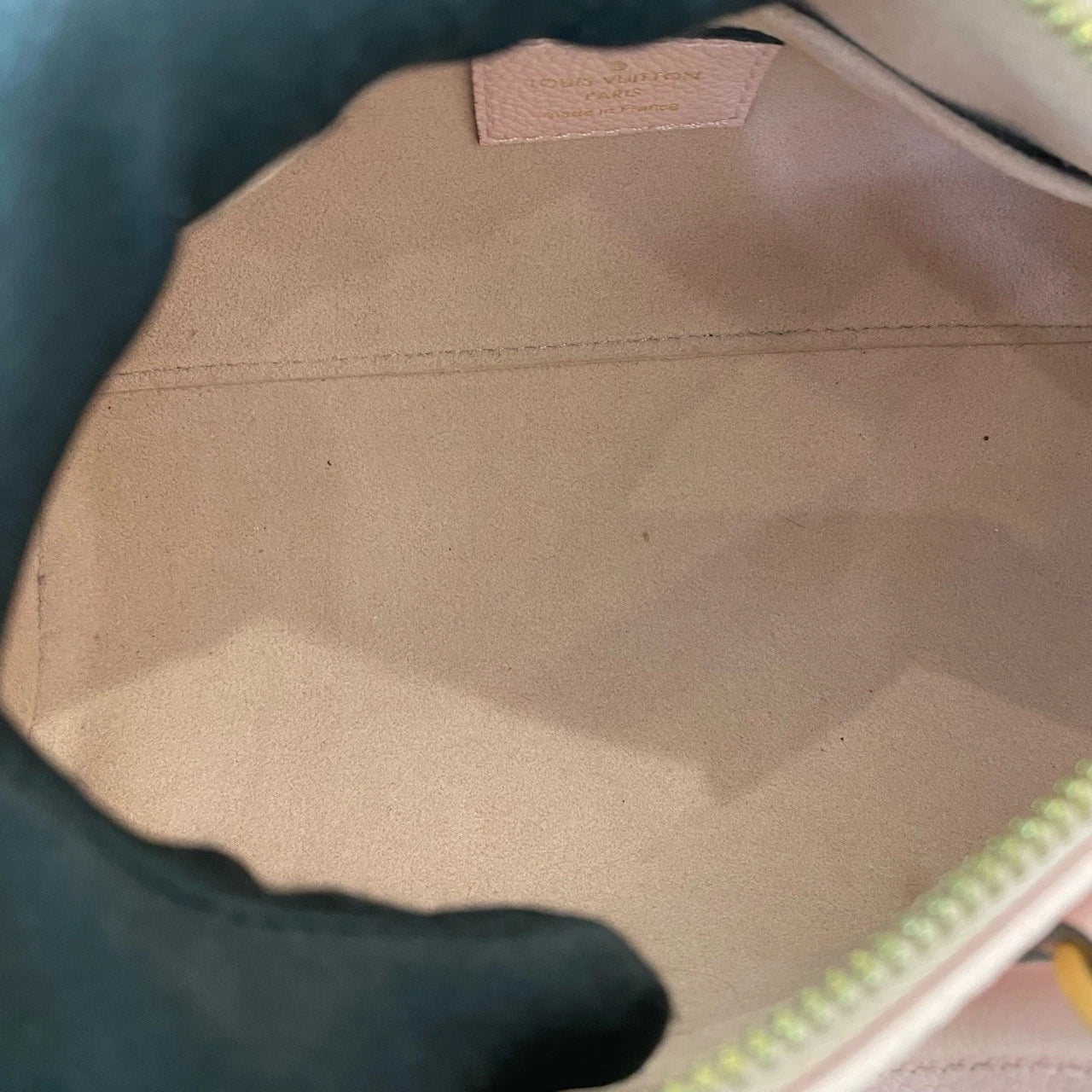 Louis Vuitton Papillon Monogram Leather Handbag Shoulder Bag Pink Gold Excellent