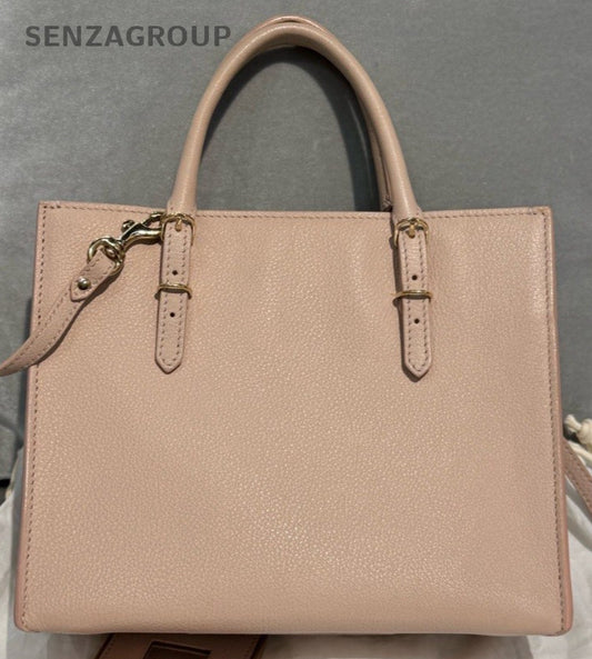 Balenciaga PM Tote Bag Top Handle Bag Crossbody Pink Gold Women Classic Designer